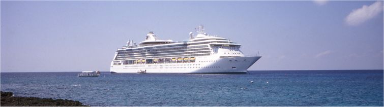 Cruise ship in Alaska